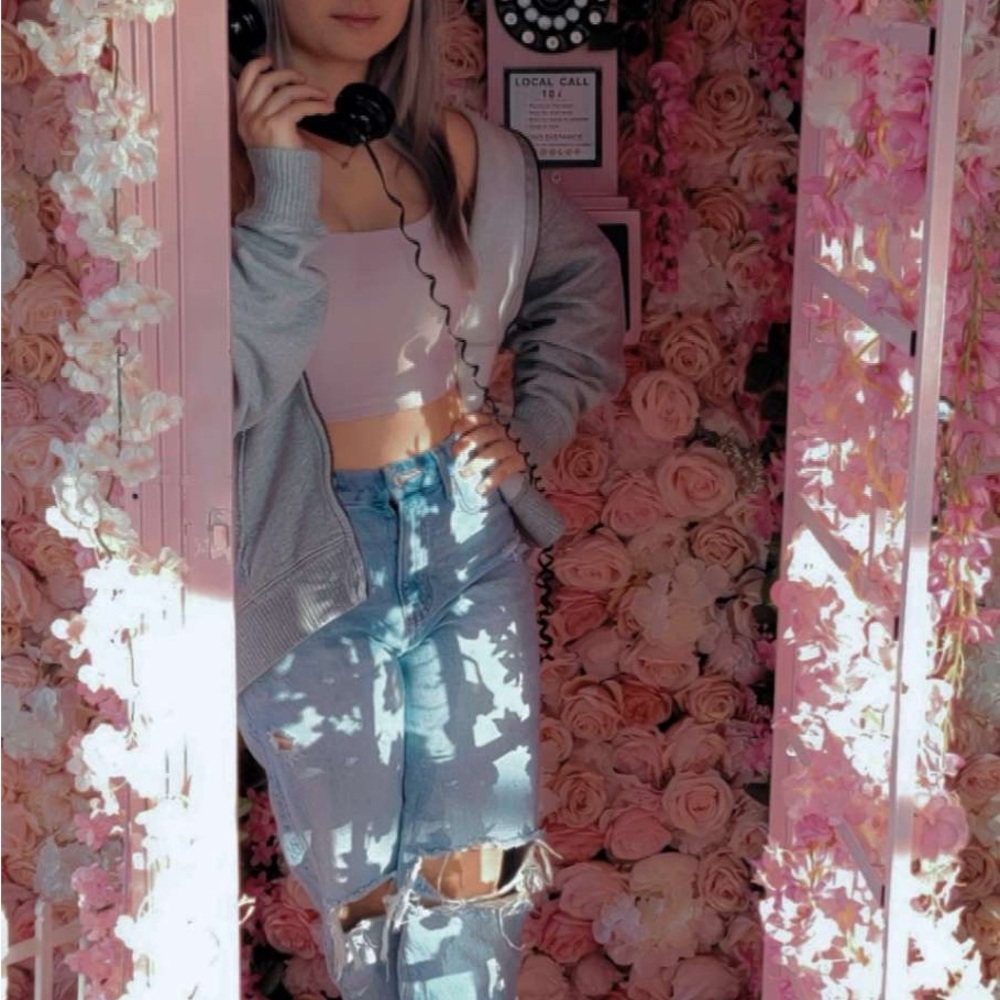 Pink Crop Top